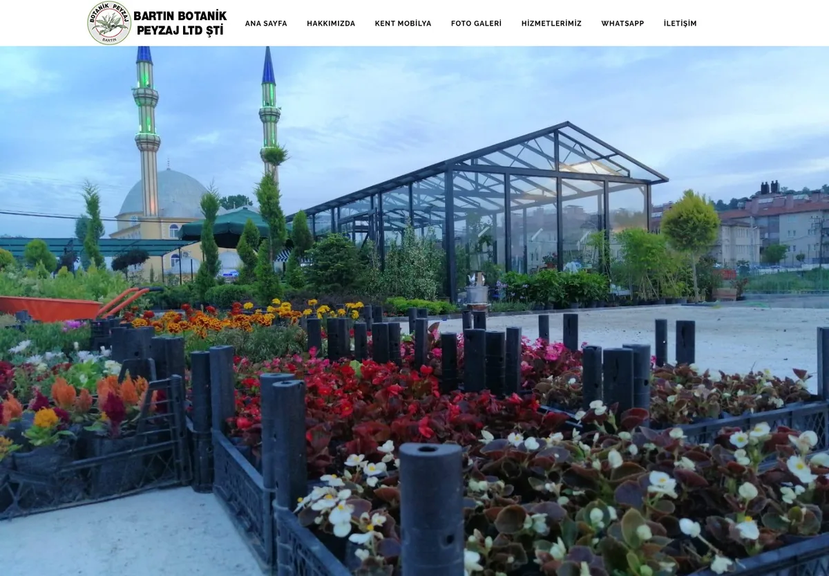 Bartın Botanik Peyzaj LTD.ŞTİ. web sitesi önizlemesi