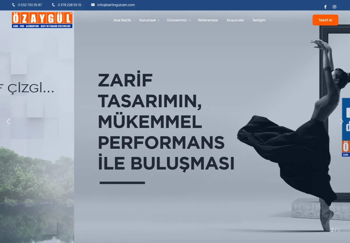 Bartın Gülcam - Özay Gül web sitesi önizlemesi