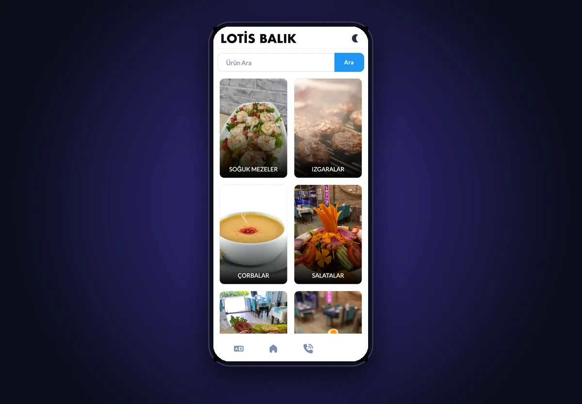 Lotis Balık Restaurant - Amasra web sitesi önizlemesi